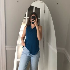 Blue tank top